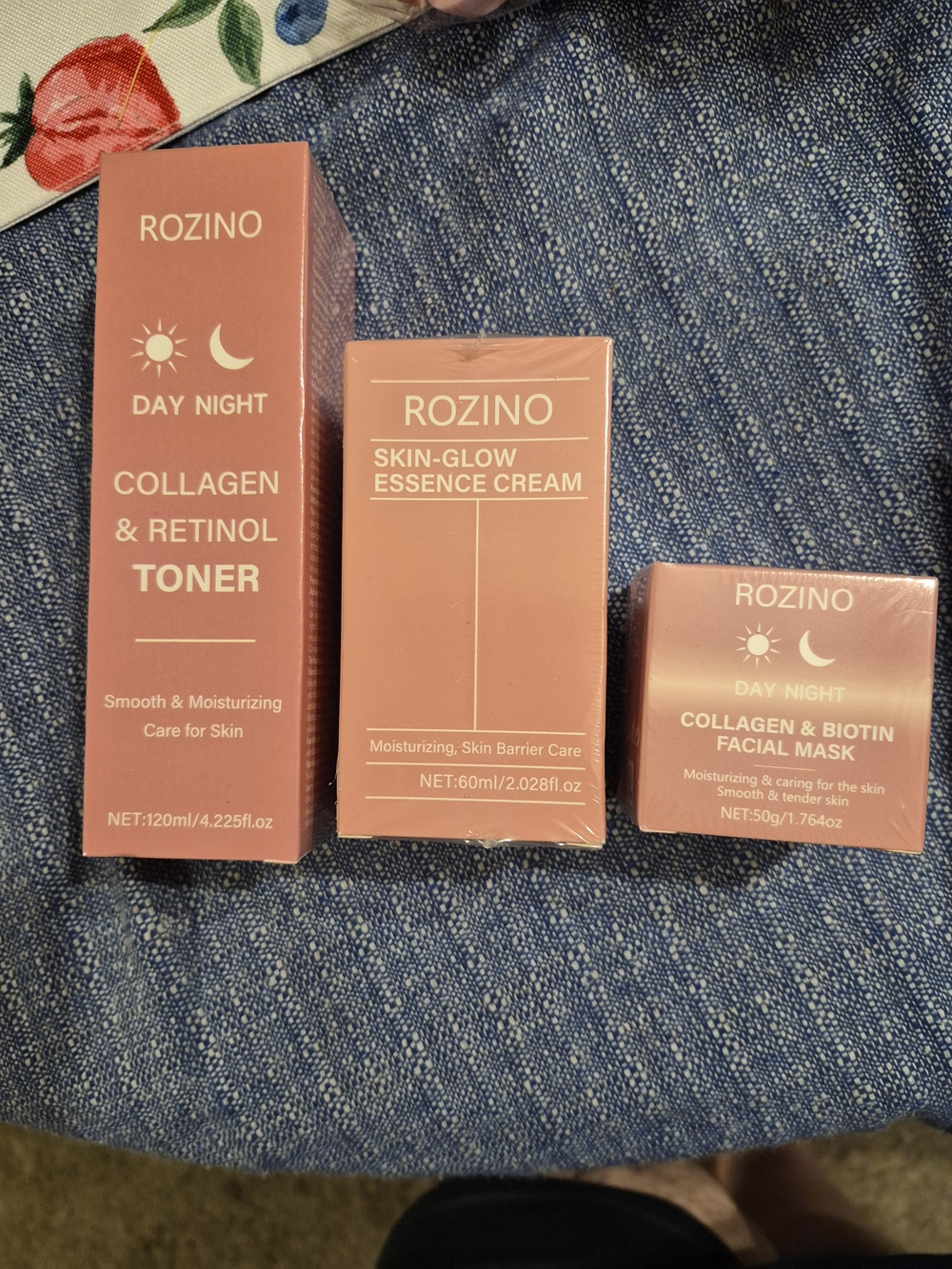 Rozino Skincare Bundle - Toner, Cream And MASKS - 5 PIECES